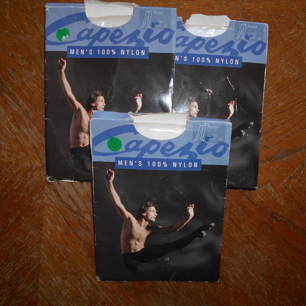 Men's XS Footed tights  3 Pair  Bundle  New in Package